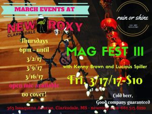 March 2017 events